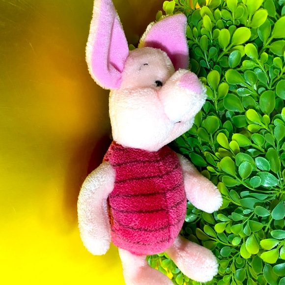 DISNEY WINNIE THE POOH PIGLET BEANY PLUSH POOH 100 ACRE COLLECTION GUND 9.5” - Picture 8 of 12